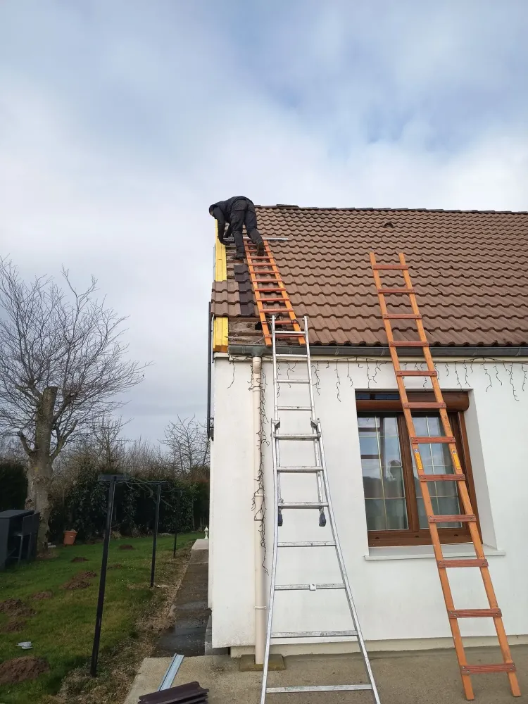 1- Prolongement toiture - pendant