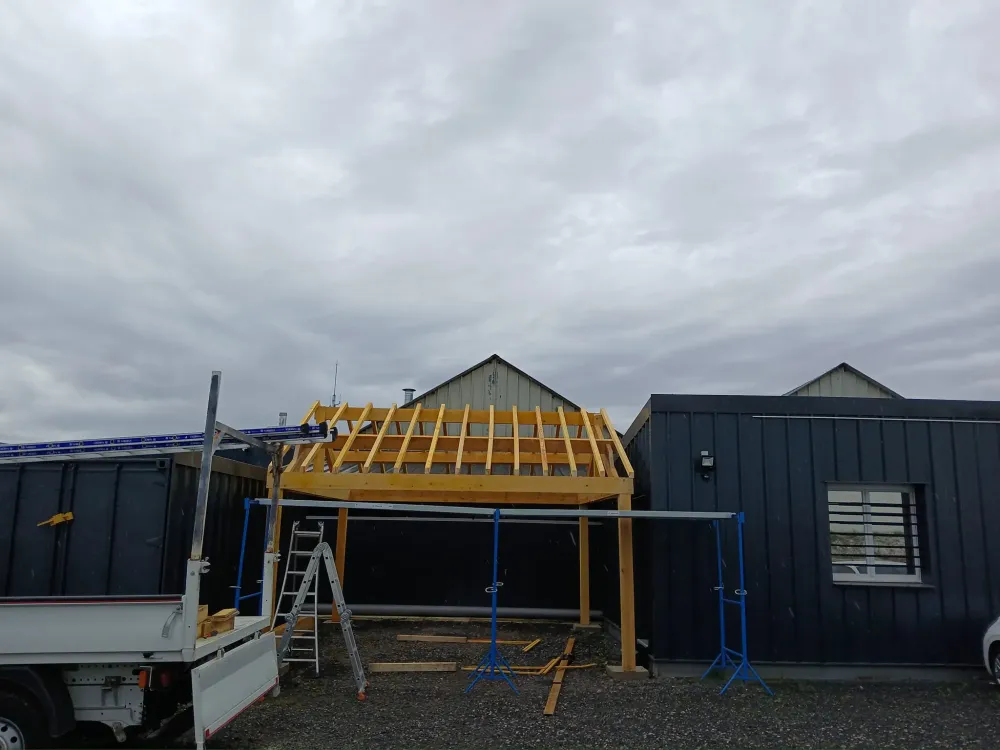 3- Fabrication et montage carport
